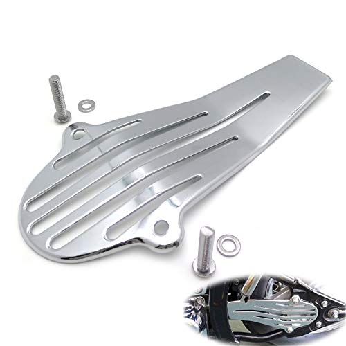 Httmt Mt266- Chrome Iron Plate Drive Shaft Cover Compatible With V-Star 650 1100 Classic Custom 120Mm #TOP17