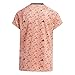 adidas Girls' Graphic Performance Polo Shirt, Wonder Clay, X-Large
