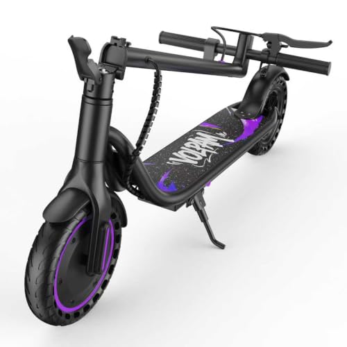 Image of VOLPAM Electric Scooter, 350W /500W /800W /1000W /250W Powerful Motor & 19 /22 / 9 MPH Top Speed, 16-28-10 Miles Long Range, Folding E Scooter Choice