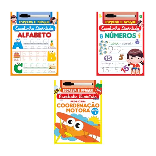 Coleção Escolinha divertida especial – Kit com 3 livros: