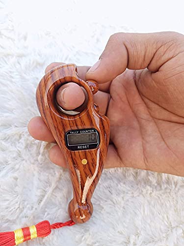 DIYASHI® Manual Hand Finger Digital Counting Machine Misbaha Tasbeeh Counter for Prayer Islamic Beads Muslim Tasbih Rotating Tally Number Clicker Mini Counter in Various Counting Purpose - 1Pcs