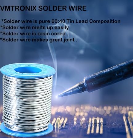 Image of LCD Digital Display Soldering Iron with 5 Additional Bits (LCD Display Iron with 5 Tips Solder Wire Solder paste)