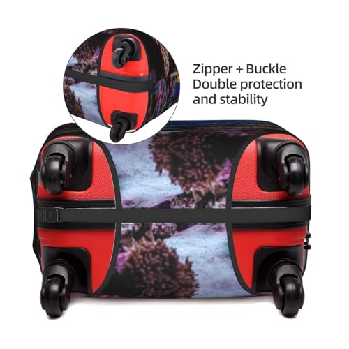 Fish Aquarium Suitcase Covers, Luggage Protectors Fits Four Sizes Suitcase For Travel4