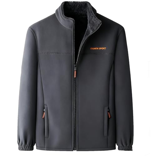 Chaqueta de snowboard para hombre con aislamiento térmico sherpa y bolsillos de seguridad