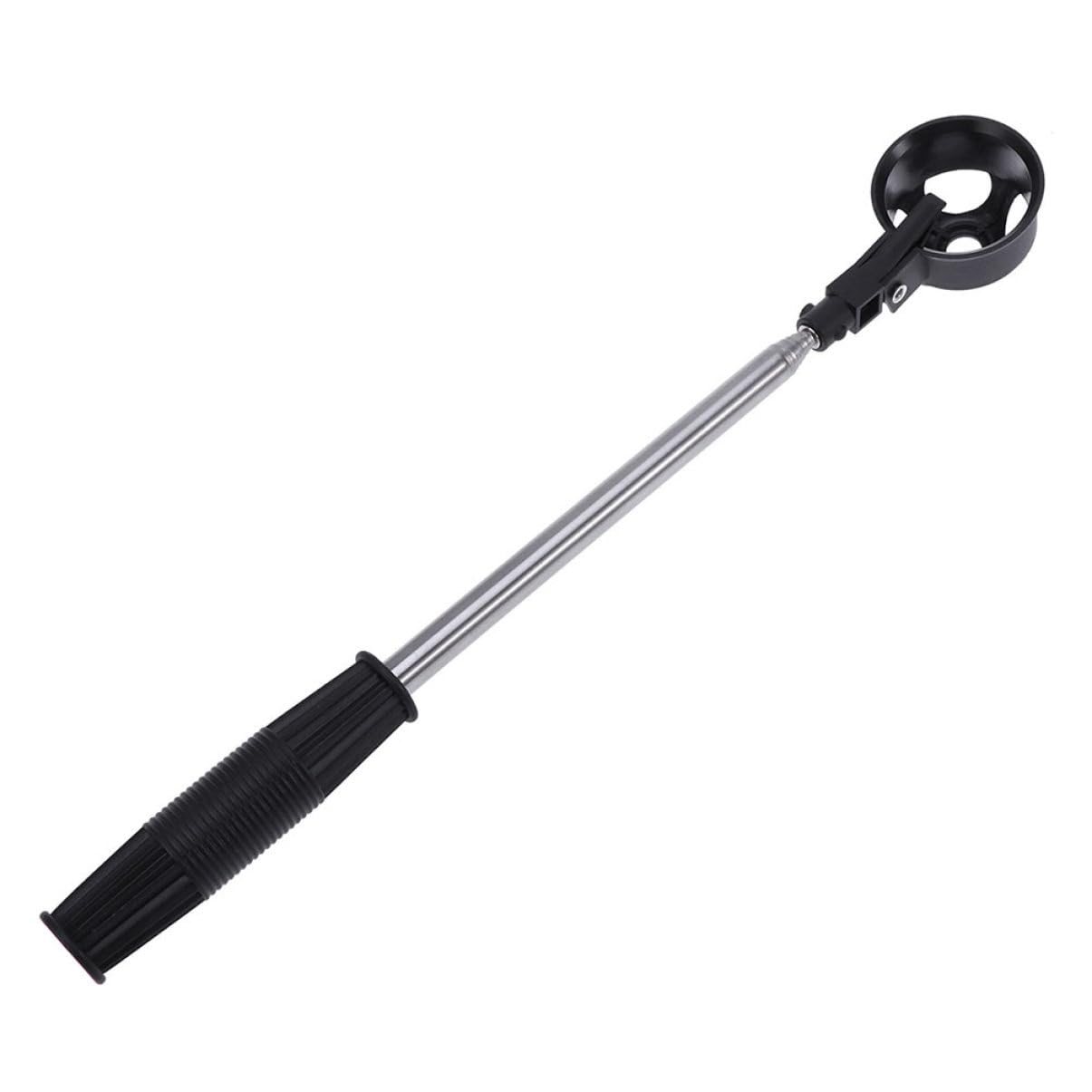 Happyyami up Tool Golf Picker Grabber Stainless Telescopic Retriever Golfs Parts Golfs Accessories Claw Sucker Tool Black Plastic Pickup Cup