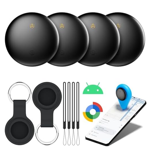 Android-Compatible Air Tracker Tags 4-Pack