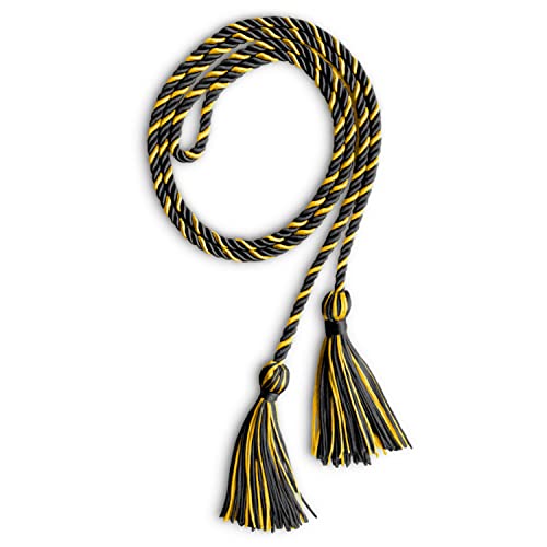 Image of Endea Graduation Single Honor Cord Two-Color (Black /Gold)