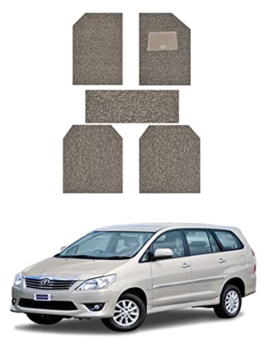 MATIES PVC 18mm Anti Skid/Washable Beige Grass Foot Mat for innova