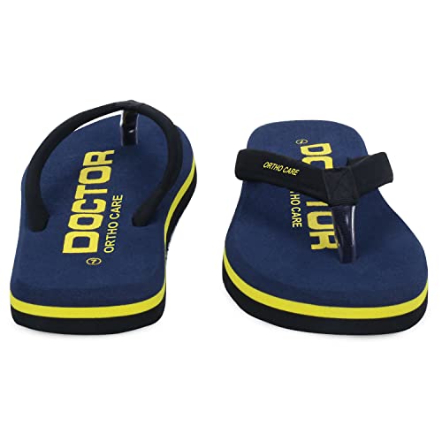 DOCTOR EXTRA SOFT House Slipper for Men's Care |Orthopaedic | Diabetic | Comfortable | Cushion | Flip-Flop Men's and Boy’s Home Slides for Daily Use D-60027