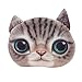 Deloito Lustiges 3D Katzen Dekokissen Plüsch Polster Puppe Geschenk Niedliches Tierkissen Autosofa Dekorativ Kissen Wohnkultur (C,33×38cm)