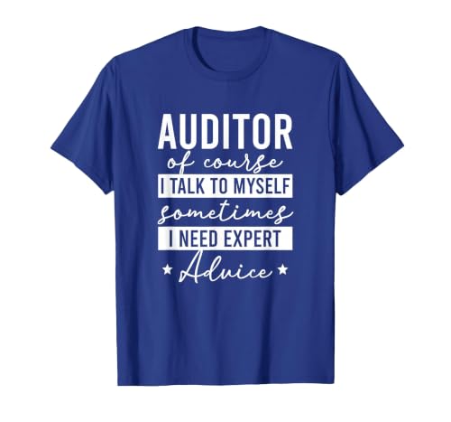 Auditor Expert Advice Auditing Audit Funny Auditor T-Shirt, Men, Royal Blue, XX-Large