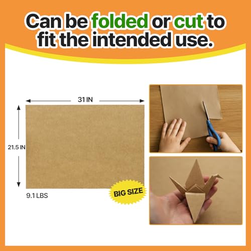 Image of T TORTO9 Kraft Bird Cage Liners 31 x 21.5 Inch, 120 Sheets, Absorbent Paper Tray Liners for Large Bird Cages, Pre-Cut Disposable Cage Bottom Liners