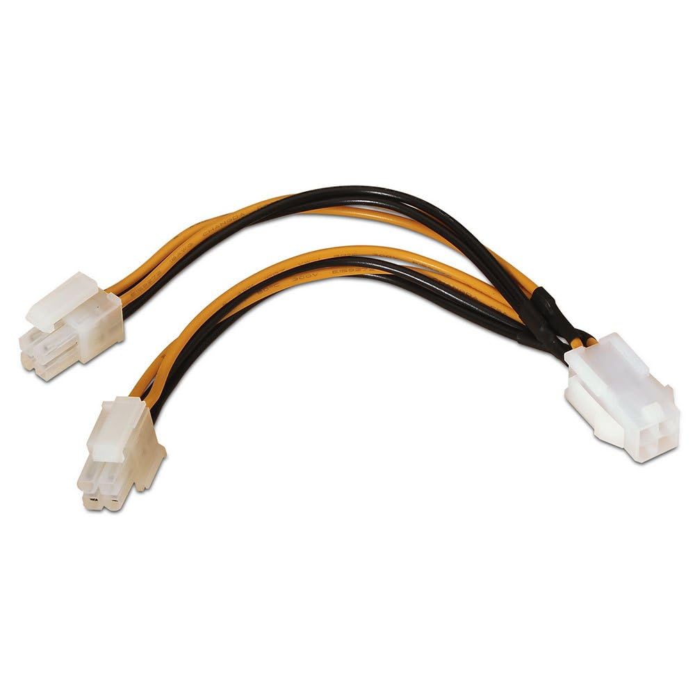 AISENS Cable de alimentación interno 0,15 m para conector 4 pin a 4+4 pin