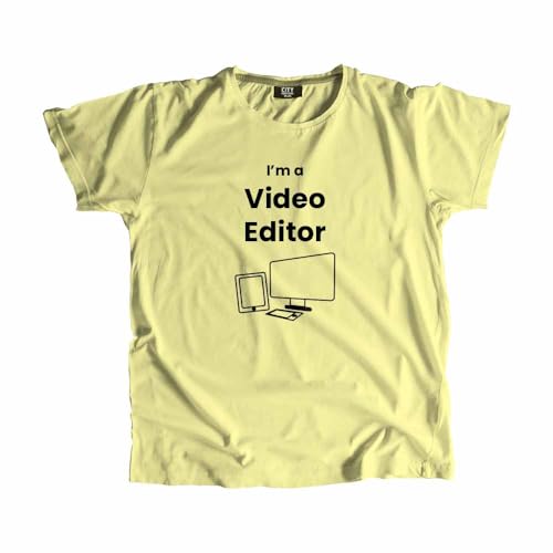 T-shirt Video Producer jaune idéal pour les journées de tournage et montage