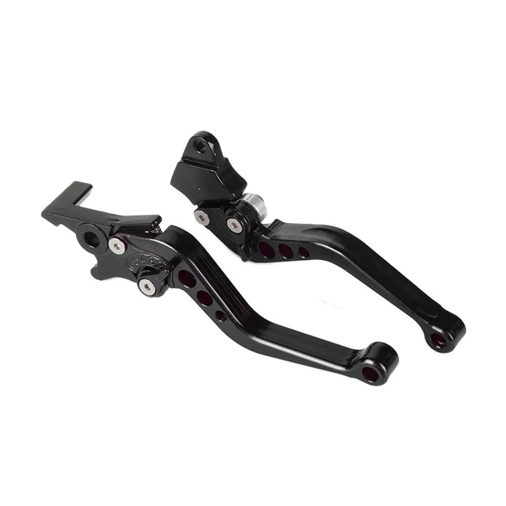 CNLJPHFHO Short CNC Adjustable Brake Clutch Levers Fit for Yamaha FZ6 FZ1 FZ6R XJ6(Black)