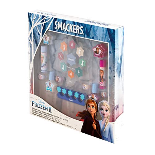 Lip Smacker Disney Frozen Ii Color Makeup Set For Girls, Shimmer Cream, Lip Gloss, Lip Balm, Nail Polish #TOP2