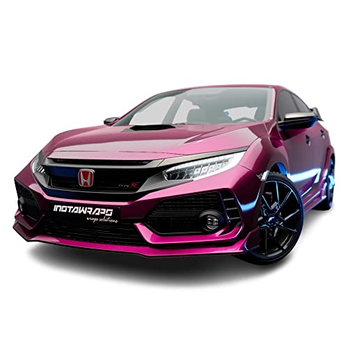 3M Car Wrap Roll 2080 Gloss Fierce Fuchsia | G348 | (Sample 3in x 5in) | Automotive Vinyl Wrap for Cars - Car Interior Wrap & Exterior