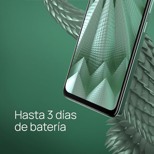 Image of HMD Aura | Dual Sim | 4 /128 GB | Unlocked Smartphone | Virtual RAM Memory | 2 Day Battery | 6.56 inch 60Hz Screen | 13 MP Dual Camera | International Version | Glacier Green