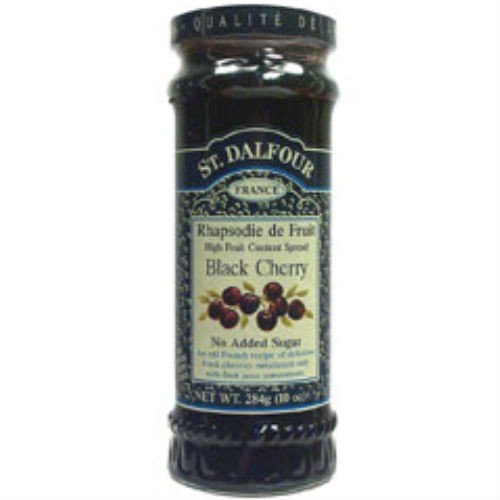 (2 Pack) - St Dalfour - Black Cherry Fruit Spread | 284g | 2 PACK BUNDLE