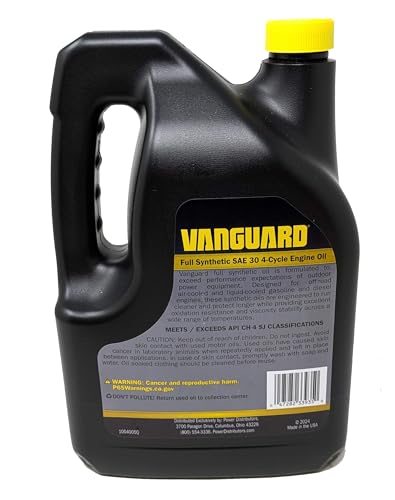 Aceite de motor sintético completo Vanguard SAE 30 de 5 cuartos miniatura 2