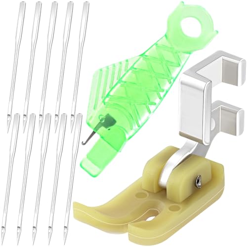 Pie prensatela para máquina de coser 10 mm bajo brazo miniatura 1