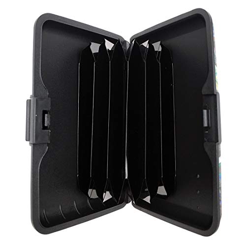 BFL RFID Credit Card Holder for Women or Men, Theft Proof Credit Card Holder, Slim Design Fits in Pocket (Flower)4