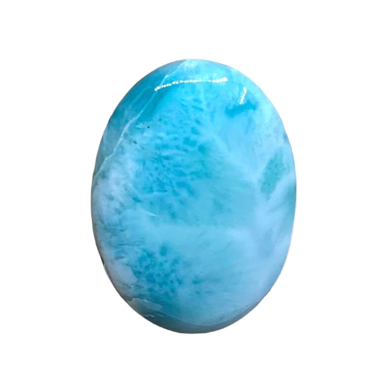 Larimar de qualité gemme 30x22x5mm pour bague et haute joaillerie
