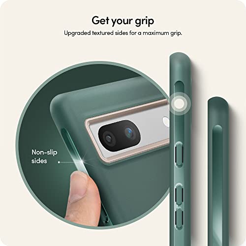 Image of Spigen Cyrill UltraColor | Google Pixel 7a Case | Green Pixel 7a Back Cover | TPU+Poly Carbonate - Kale