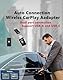LecLooc CarPlay Wireless Adapter für iPhone,Upgrade Converts Wired auf Kabellose Mini Stabiler Plug und Play Wireless CarPlay Adapter Kompatibel mit iPhone iOS 10+ und Autos mit CarPlay(Schwarz)