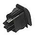 Seachoice Illuminated Contura Rocker Switch, On/Off, Black