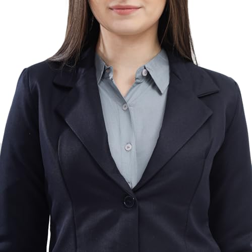 Image of Women's Formal Blazer | Regular Fit | Full Sleeve with 2 Front Pocket Ultra Light Fabric | Office /Meetings