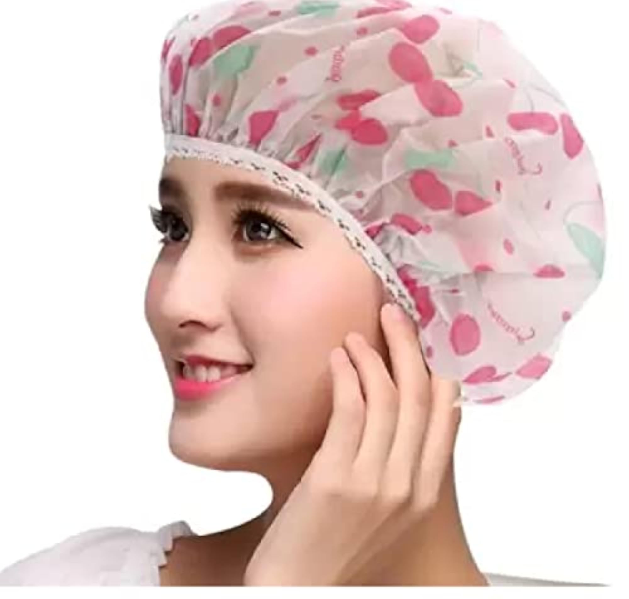 Multiuse Waterproof Shower Cap Pack of 3 for Women