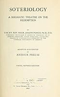 Soteriology - A Dogmatic Treatise on the Redemption B00085H5O6 Book Cover