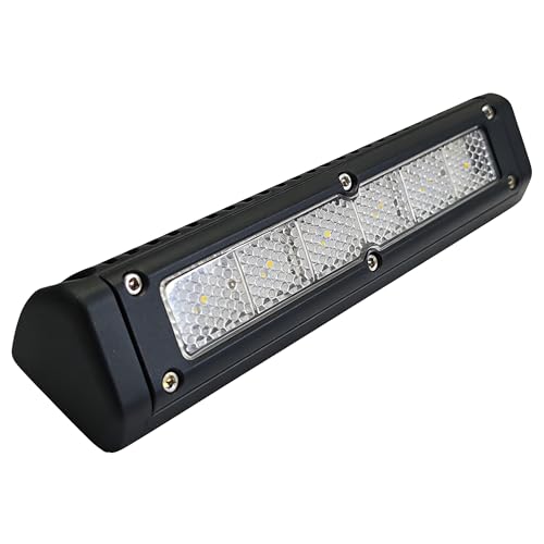 RV Porch Light 12v Black LED Light Bar for Camper Pop UP Trailer Yacht RV Exterior Light 7.8 Inch Aluminum Housing Wall Mounted 11.5W 6000K 800 Lumens Lighting IP65 Waterproof Step Lights 1-Pack