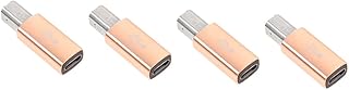 Milisten 4pcs Typec Adapter USB Headphone Adapter USB Converter Printer Cable Piano Headphone Printers Audio Cable Connectors Laptop Adapter Printers Plug Adapter Piano Plug Adapter Square