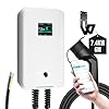 Morec Chargeur ev Type 2 32A 7KW 6M avec APP Prend en Charge la Connexion Standard Bluetooth et WiFi pour la Station de Charge ev Prise IEC 62196-2 Standard