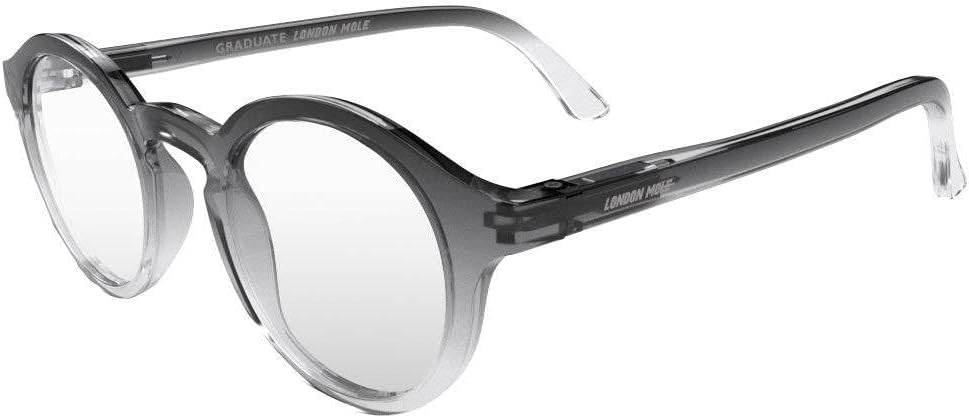 LONDON MOLE® Graduate reading glasses | Cool round panto shaped readers | Men’s Women’s Unisex | Spring hinges - Image 3
