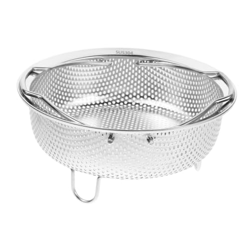 WEKADRIN Cesta para Vapor Asa Inoxidable Colador Duradero para Verduras y Escurridor de Cocina con Reforzado y Fina para Uso