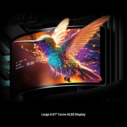 Image of Thermalright Rainbow Vision 360 Turbo ARGB Black 360mm Aio Cooler, 60HZ Curved Screen with 2400x1080 Resolution,for AM4 /AM5,Intel LGA1851 /1700,6.67in 3D with Magnetic Suction Screen,3000RPM Fan Speed
