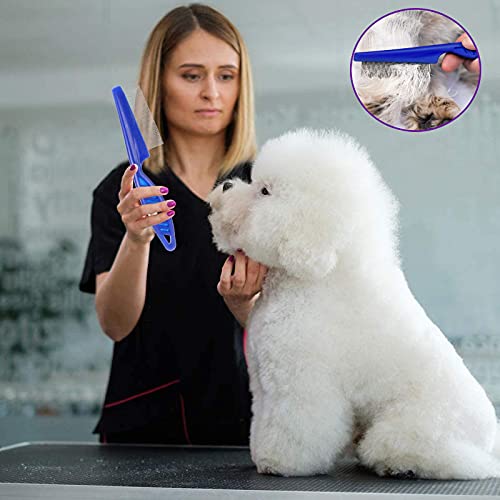 Pet Comb,2 Pcs Cat Dog Flea Comb Clean Lice/Tangles/Knots/Crust/Dirt,for Cat Dog Flea Lice Tear Stain Remover Combs Fine Tooth Grooming Removal Tool - Image 6