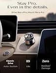 LISEN for Automatic Magnetic Phone Holder Car 【AUTO-Suck & 360° Adjustable】 Electronics Phone Holder for MagSafe Suction Cup Car Mount Accessories for iPhone 17 air pro max 16 15 14 13 12 Space Black