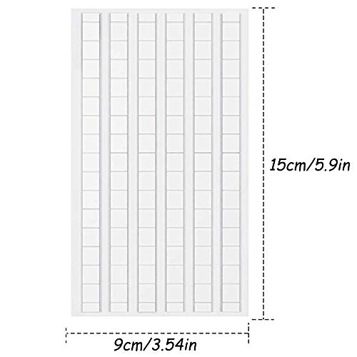 Ebanku Reusable Adhesive Putty For Nails, 204 Pcs Adhesive Poster Putty White Removable Tacky Putty Non-Toxic For Posters, Photo Frames, Hand Handles, Nail Art, Photography #TOP2