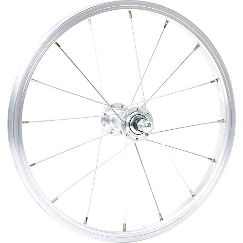 Schürmann Unisex – Erwachsene Alu-Sport 611 Vorderrad Felge, Silber Matt, 16 (19-305)