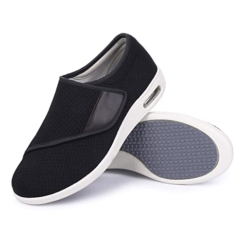 SPR&JOY Diabetic Shoes for Women, Women's Wide Width Elderly Shoes, Adjustable Closure Lightweight Breathable, Swollen Feet Walking Edema Sneakers - Main Image