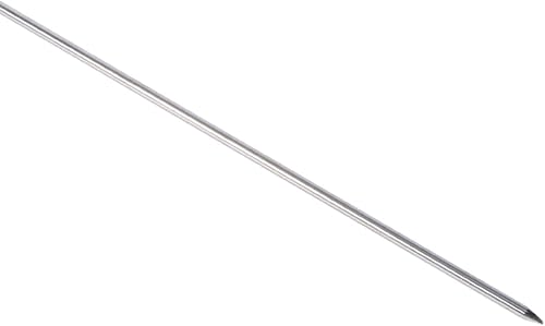 Miniatura 2 de Sonda de cocina de acero inoxidable de 12 pulgadas de largo, medidor de termómetro analógico, esfera analógica, doble escala con clip para