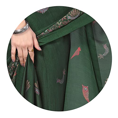 Image of MIRCHI FASHION Women Saree Chiffon Flower Print | Breathable Lightweight Sari for Office and Daily Use with Unstitched Blouse Piece (Available in 30 Styles)
