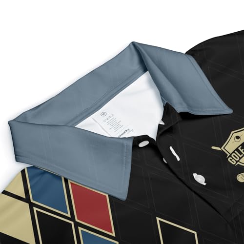 Polo Shirts for Men Aloha Shirt Mens Polo Shirts Short Sleeve Button Up Shirt Men Golf Shirts4