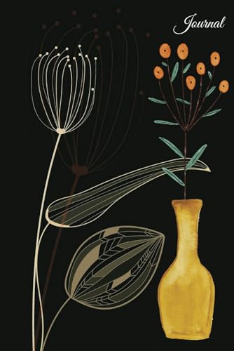 Plants and Vase Journal: Notebook or Diary