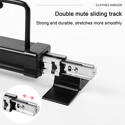 Cintre extensible pour vêtements en acier avec suspension robuste
