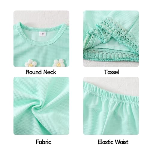 Image of Kids Toddler Girl Summer Clothes Letter Printed T-Shirt Top＋ Floral Skirt 2pcs Girl's Skirt Set